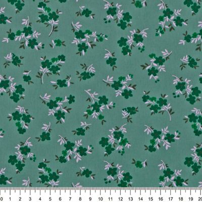 tricoline-flor-verde-fundo-verde-grama-escuro-20-della-aviamentos
