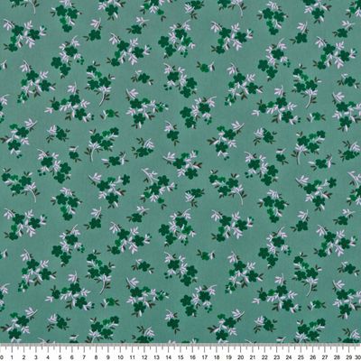 tricoline-flor-verde-fundo-verde-grama-escuro-30-della-aviamentos
