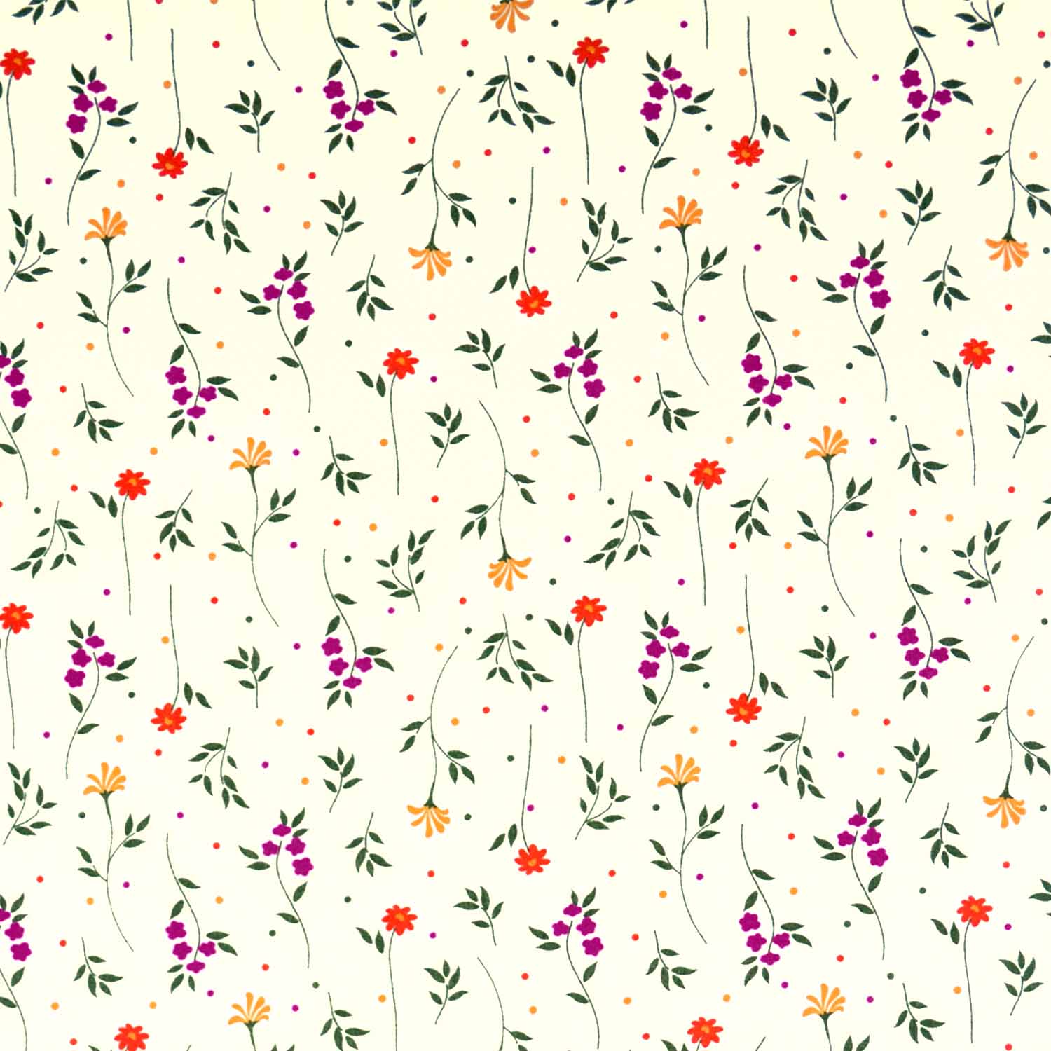 tricoline-flor-galhos-fundo-creme-della-aviamentos