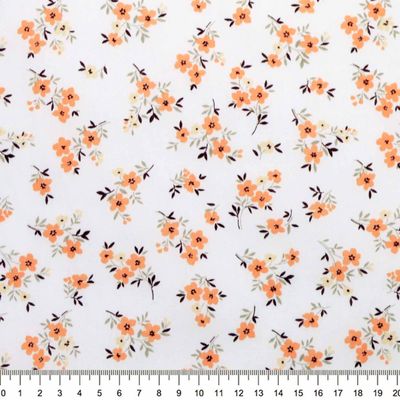 tricoline-flor-laranja-fundo-creme-20-della-aviamentos