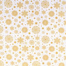 tricoline-flocos-de-neve-dourado-della-aviamentos