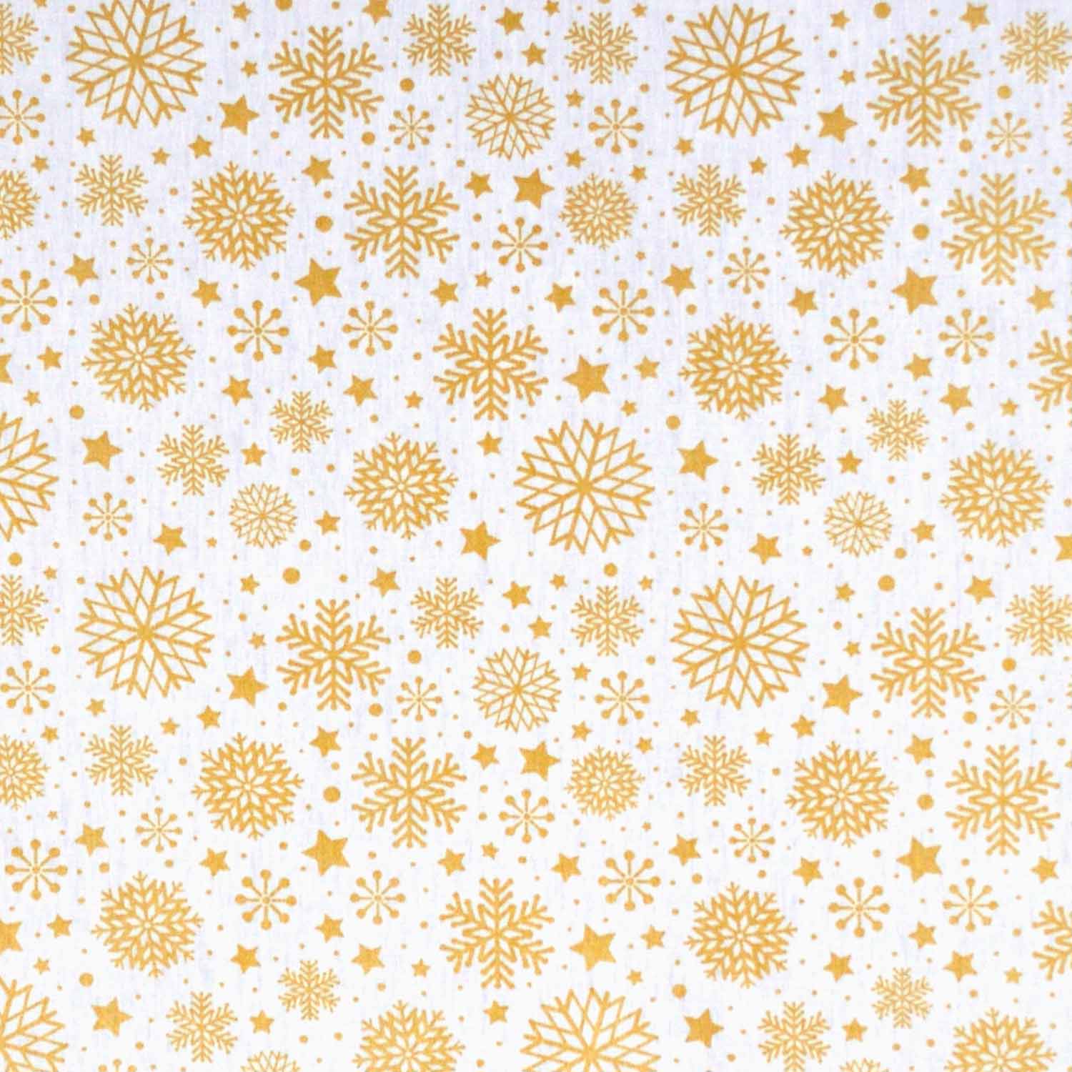 tricoline-flocos-de-neve-dourado-della-aviamentos