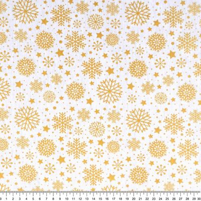 tricoline-flocos-de-neve-dourado-30-della-aviamentos