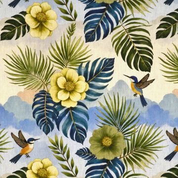 tricoline-digital-beija-flor-entre-flores-tropicais-della-aviamentos-11799