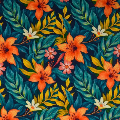 tricoline-digital-floral-hibriscus-tropicais-fundo-azul-marinho-della-aviamentos-40-11796