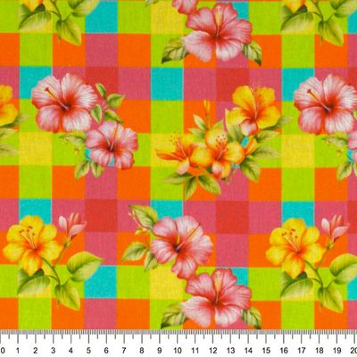tricoline-hibiscos-no-xadrez-neon-della-aviamentos-20-12639