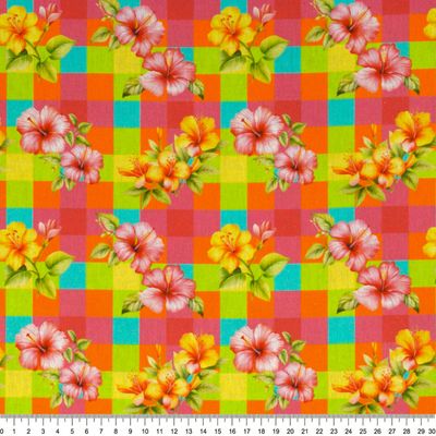 tricoline-hibiscos-no-xadrez-neon-della-aviamentos-30-12639